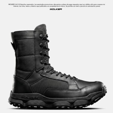 Botas Militares SUPRA / Caña alta / Side Zipper