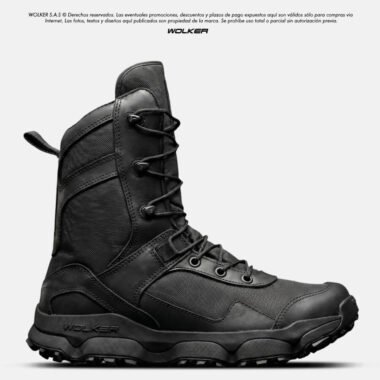 Botas Militares Forza Lona Alta V_tex / Side Zipper