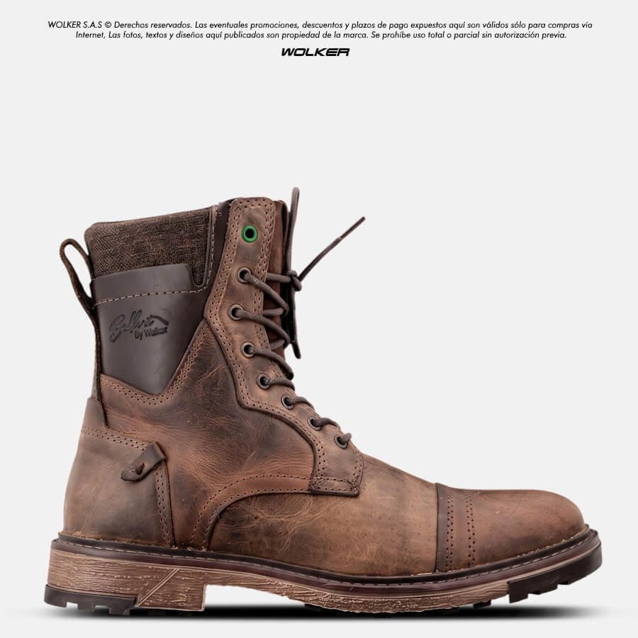 Botas Stanford cafe en cuero para hombre, cuero vintage Belfort Wolker caña alta fashion moda, Envio gratis a todo Colombia Tienda online 1 Botas Stanford cafe en cuero para hombre, cuero vintage Belfort Wolker caña alta fashion moda, Envio gratis a todo Colombia Tienda online 1