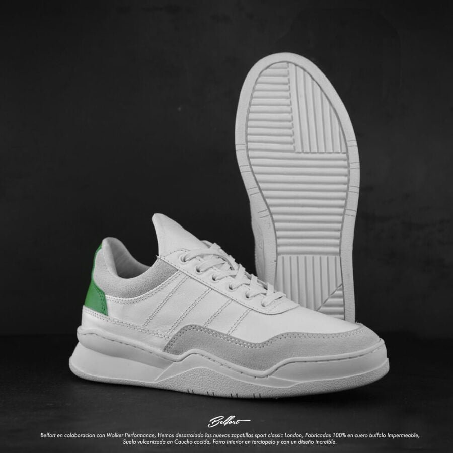 ZAPATILLAS TENIS BELFORT EN CUERO PARA HOMBRE MODA ESTILO WOLKER ONLINE 3