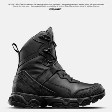 Delta GX / Botas Militares con cierre lateral / Tactical caña Media.