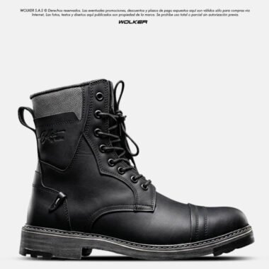 Botas Standford By Wolker / Vintage Negro / Belfort co.
