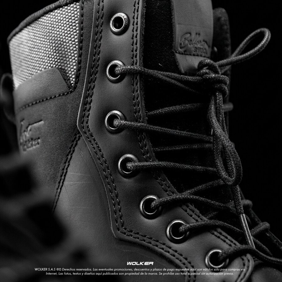 Botas clasicas para Hombre Wolker Standford Negro 100% cuero envio gratis a todo Colombia wolker.com.co 11