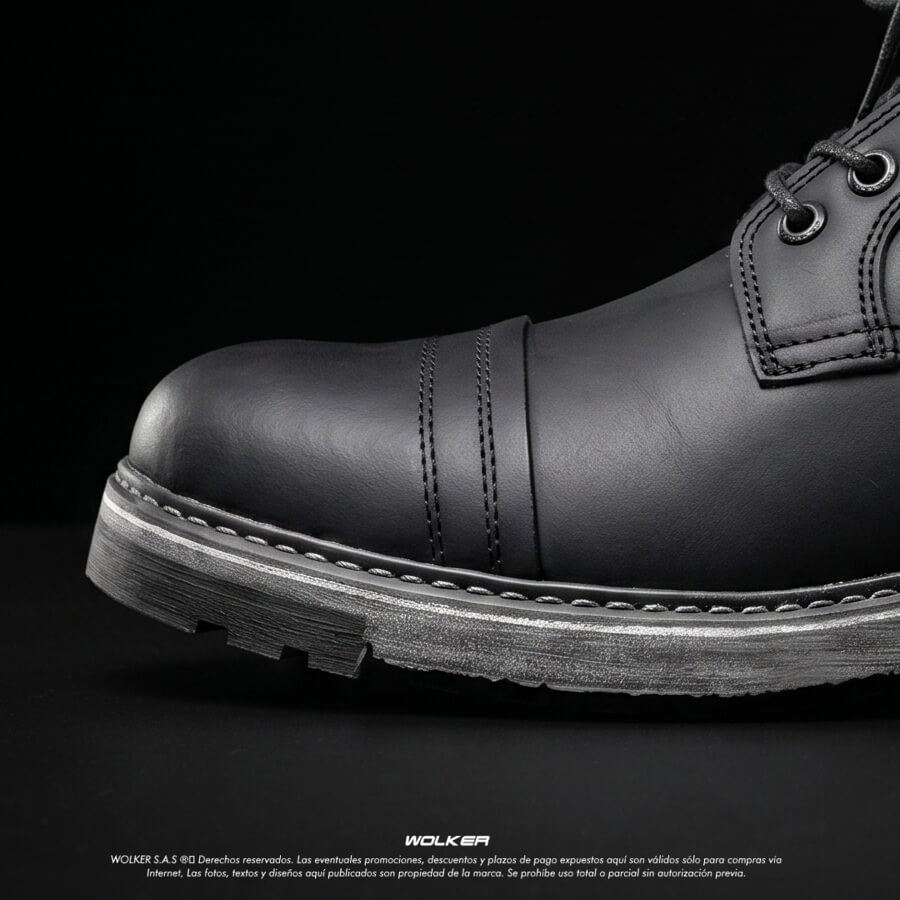 Botas clasicas para Hombre Wolker Standford Negro 100% cuero envio gratis a todo Colombia wolker.com.co 15