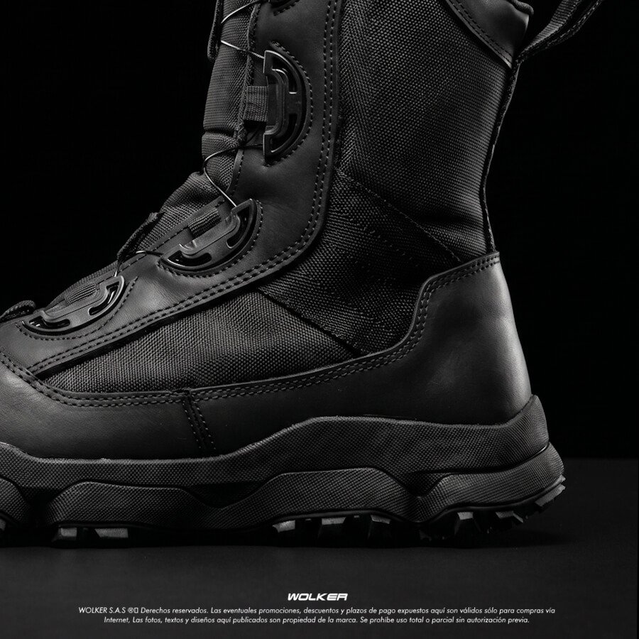 BOTAS MILITARES WOLKER COMANDO PRO CON SISTEMA DE CIERRE BOA LACING CLOSURE SYSTEM EN CUERO WOLKER.COM.CO 101