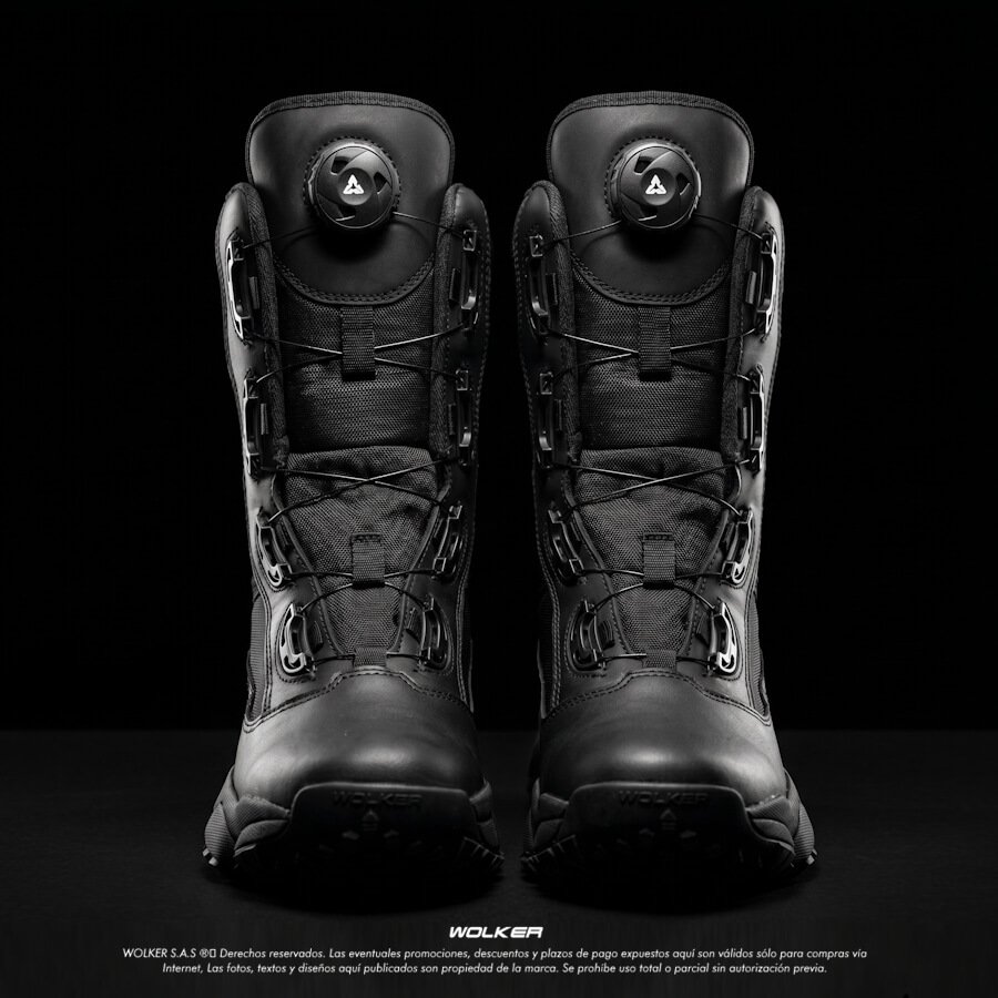 BOTAS MILITARES WOLKER COMANDO PRO CON SISTEMA DE CIERRE BOA LACING CLOSURE SYSTEM EN CUERO WOLKER.COM.CO 105