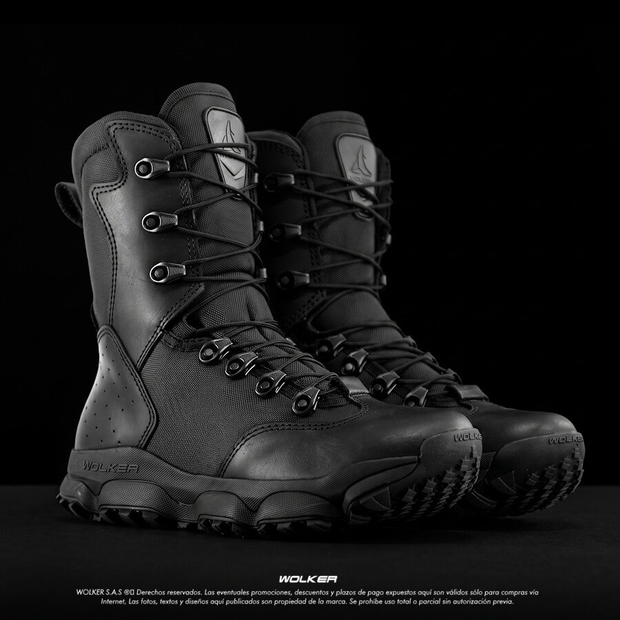 Botas Militares Tacticas Vento caña alta con cierre lateral, fabricadas en cuero hidrofugado de alta densidad, Wolker con envio gratis a todo Colombia 8 Botas Militares Tacticas Vento caña alta con cierre lateral, fabricadas en cuero hidrofugado de alta densidad, Wolker con envio gratis a todo Colombia 8