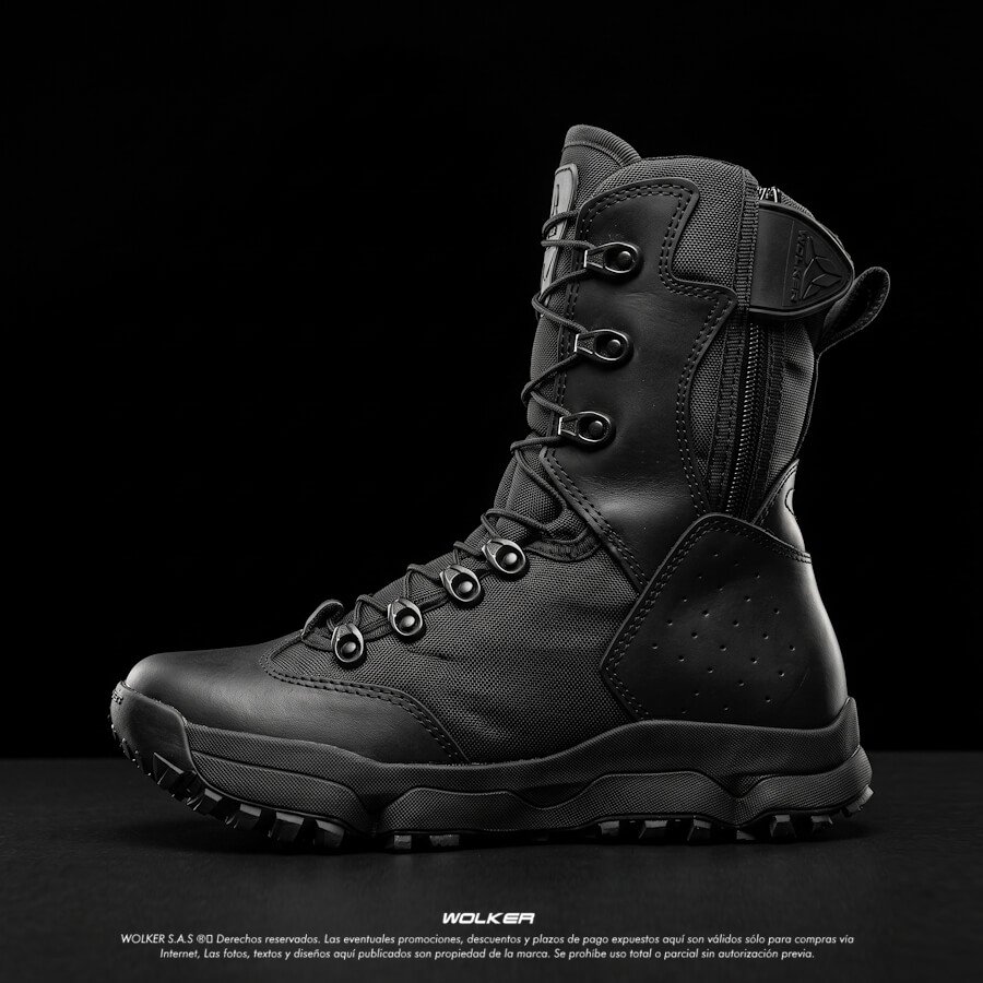 Botas Militares Tacticas Vento caña alta con cierre lateral, fabricadas en cuero hidrofugado de alta densidad, Wolker con envio gratis a todo Colombia 9 Botas Militares Tacticas Vento caña alta con cierre lateral, fabricadas en cuero hidrofugado de alta densidad, Wolker con envio gratis a todo Colombia 9