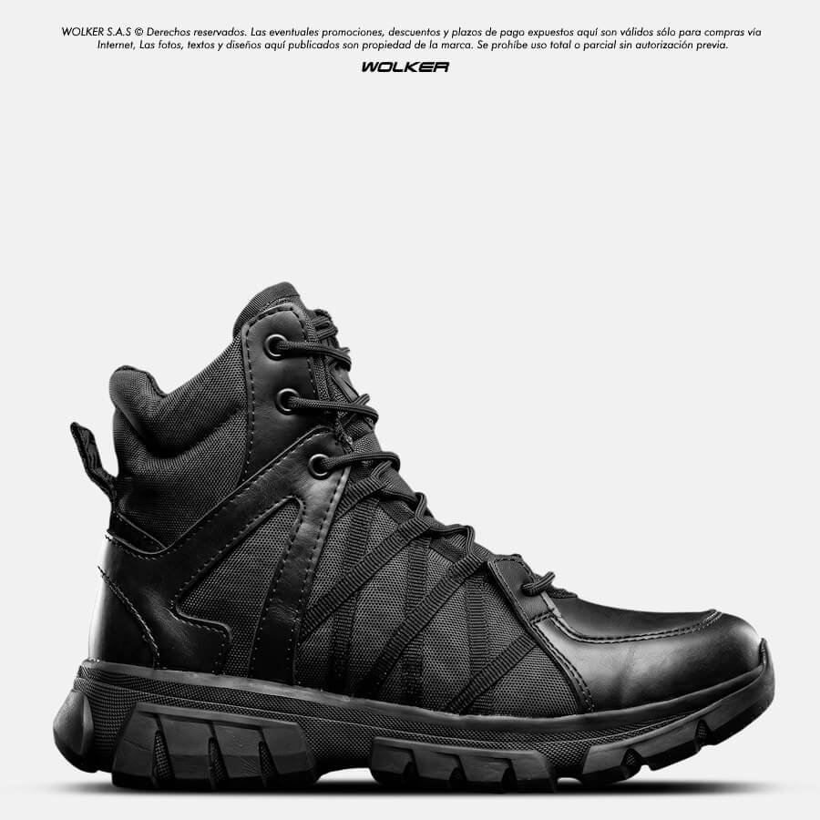 Bota Militar Wolker Colombia onmicro caña media con cierre lateral Suela caucho negro Cuero Hombre Envio gratis Tienda 1 Bota Militar Wolker Colombia onmicro caña media con cierre lateral Suela caucho negro Cuero Hombre Envio gratis Tienda 1