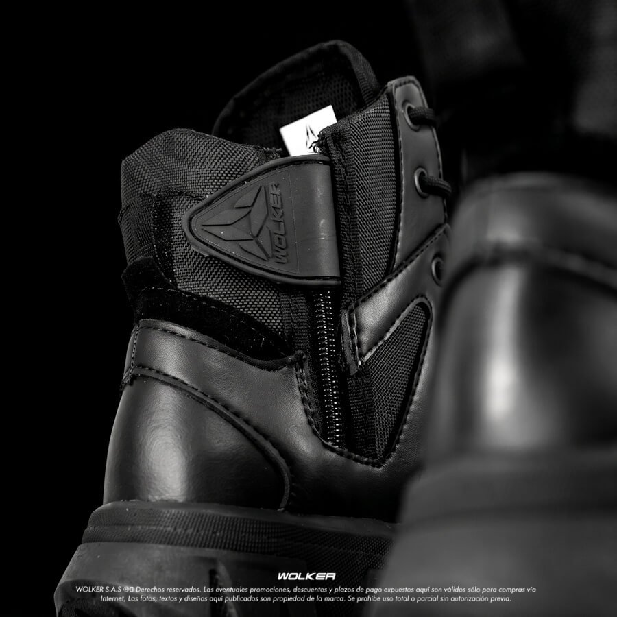 Bota Militar Wolker Colombia onmicro caña media con cierre lateral Suela caucho negro Cuero Hombre Envio gratis Tienda 19 Bota Militar Wolker Colombia onmicro caña media con cierre lateral Suela caucho negro Cuero Hombre Envio gratis Tienda 19