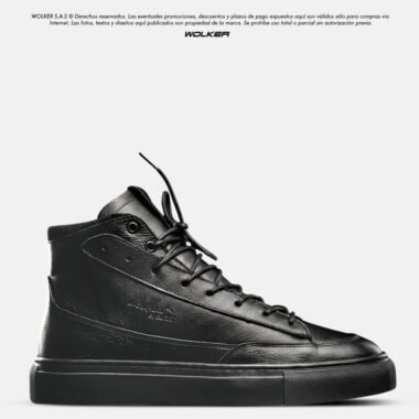 Botines ★ Osslo Negro ★ / 100% Cuero Genuino Italiano.