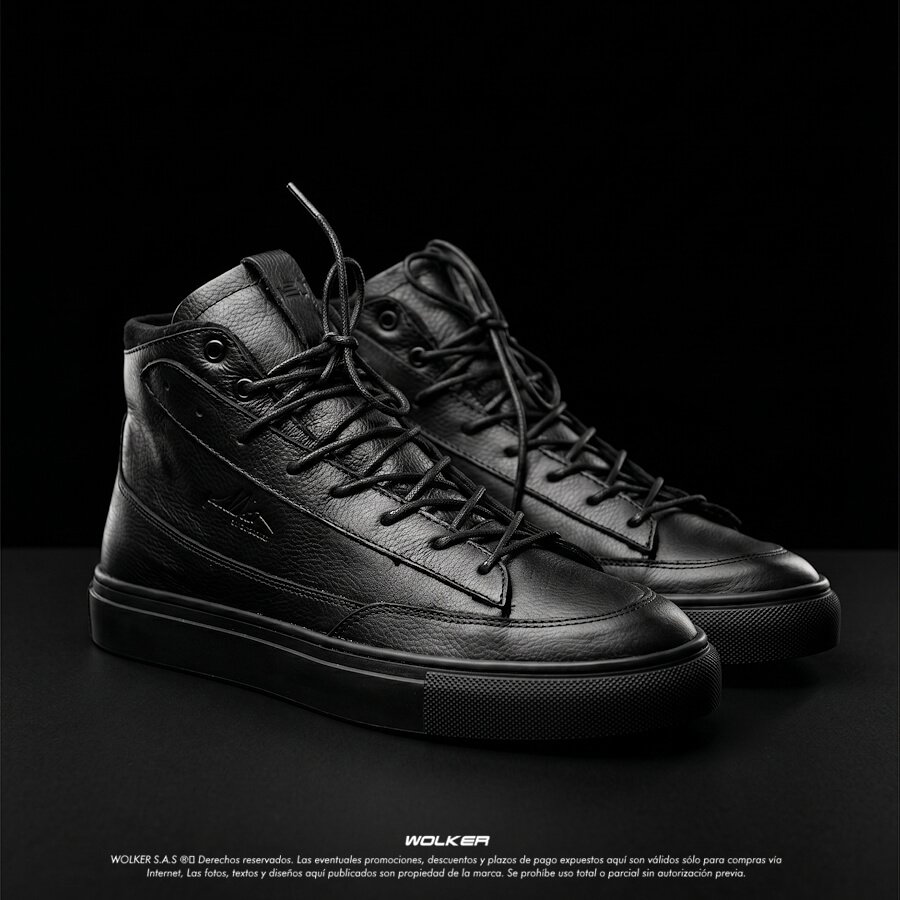 ZAPATILLAS OSSLO ALL BLACK NEGRO NEGRO BELFORT EN CUERO ITALIANO PARA HOMBRE FASHION STYLE CAÑA MEDIA SUELA CAUCHO ULTRA RESISTENTES 10 ZAPATILLAS OSSLO ALL BLACK NEGRO NEGRO BELFORT EN CUERO ITALIANO PARA HOMBRE FASHION STYLE CAÑA MEDIA SUELA CAUCHO ULTRA RESISTENTES 10