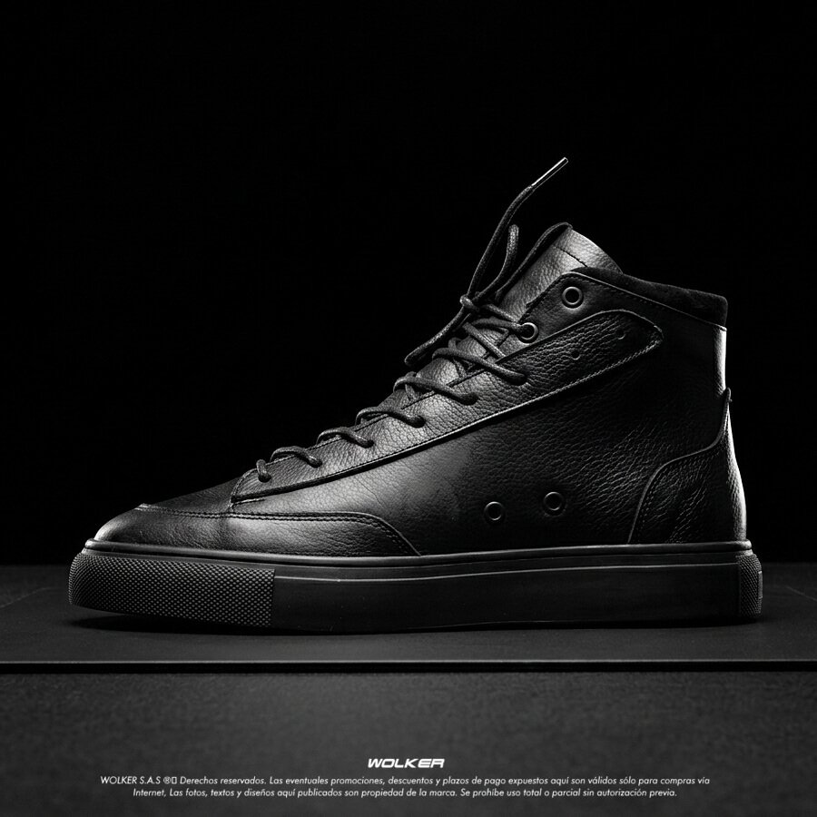 ZAPATILLAS OSSLO ALL BLACK NEGRO NEGRO BELFORT EN CUERO ITALIANO PARA HOMBRE FASHION STYLE CAÑA MEDIA SUELA CAUCHO ULTRA RESISTENTES 11 ZAPATILLAS OSSLO ALL BLACK NEGRO NEGRO BELFORT EN CUERO ITALIANO PARA HOMBRE FASHION STYLE CAÑA MEDIA SUELA CAUCHO ULTRA RESISTENTES 11