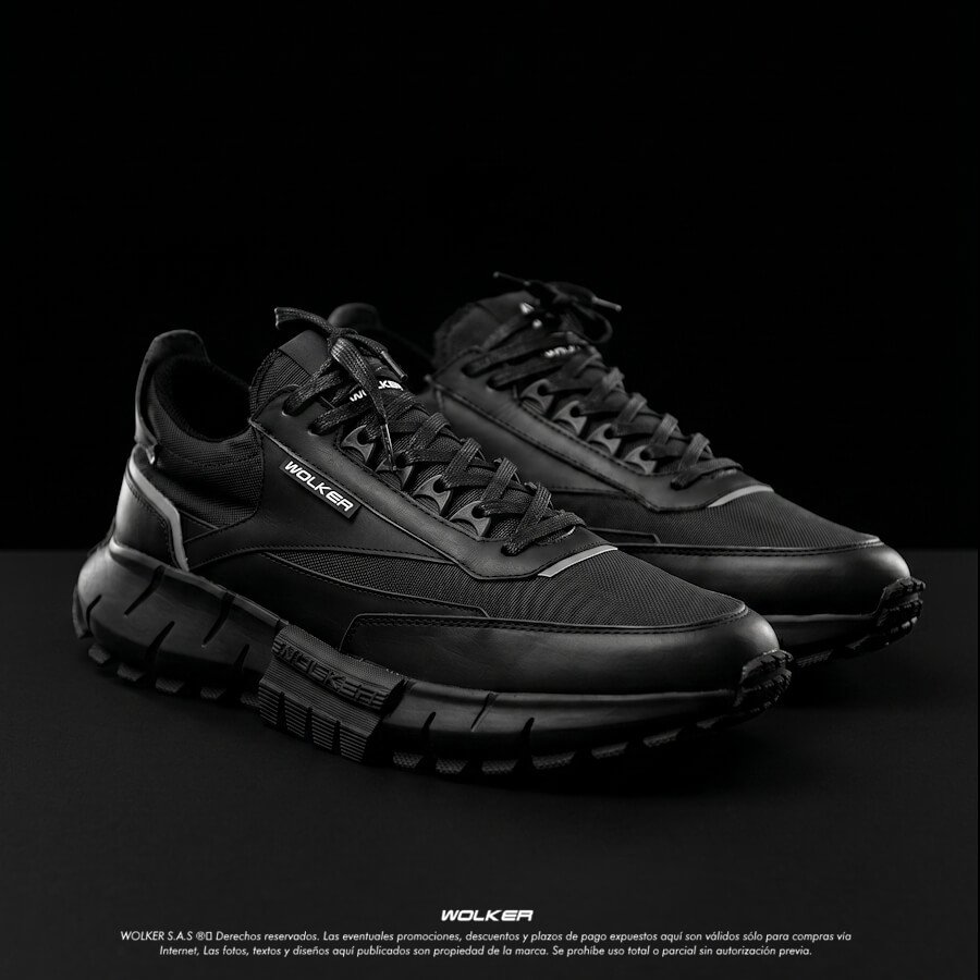 Zapatillas Tenis Icon, alto rendimiento, Zapatillas en cuero, Tenis para correr, Running shoes, Trekking, Hiking, Tenis para hombre en cuero sport Wolker Belfort 14