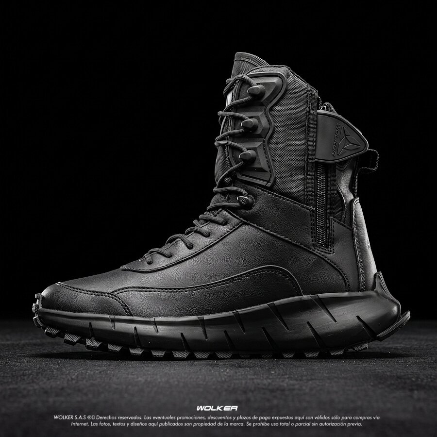 Botas Militares Wolker microfiber vtex tropa cuero baja version 2 caña media con cierre lateral botas tacticas policia 13 Botas Militares Wolker microfiber vtex tropa cuero baja version 2 caña media con cierre lateral botas tacticas policia 13