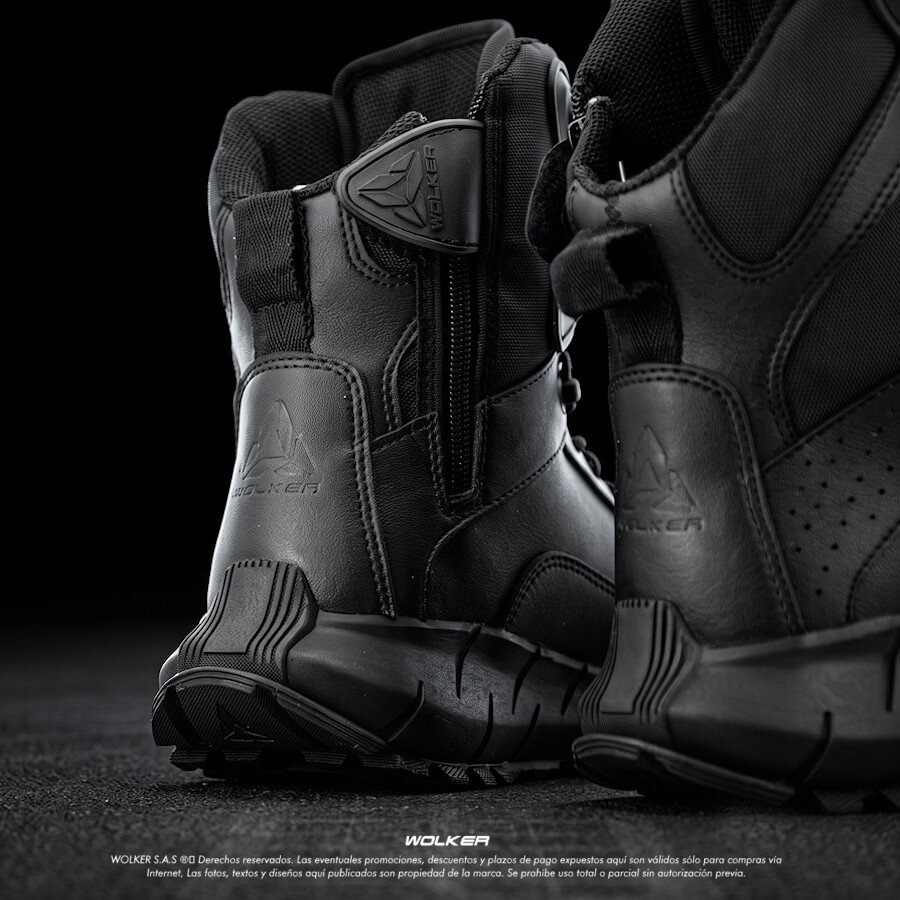 Botas Militares Wolker microfiber vtex tropa cuero baja version 2 caña media con cierre lateral botas tacticas policia 15 Botas Militares Wolker microfiber vtex tropa cuero baja version 2 caña media con cierre lateral botas tacticas policia 15