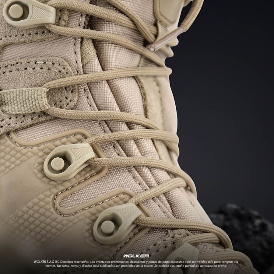 Botas Industriales Wolker puntera en composite, Botas en cuero para hombre, Botas Stark industrial seguridad 1 Botas Arena beige 14