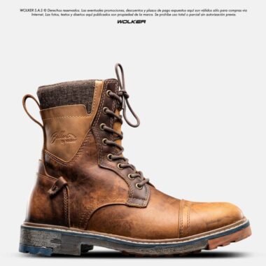 Botas Standford By Wolker / Vintage Miel / Suela Bicolor.
