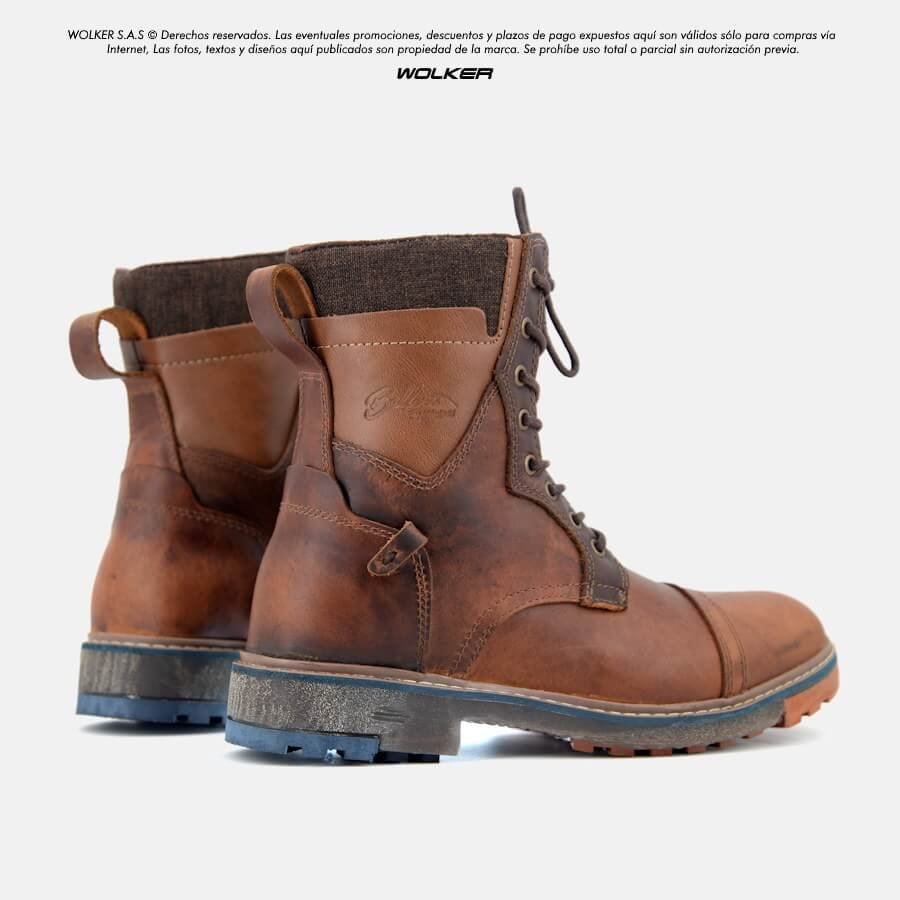 Botas Standford Miel cuero vintage Belfort Wolker envio gratis botas en cuero para hombre, Botas hombre caña alta Colombia, Medellin 3