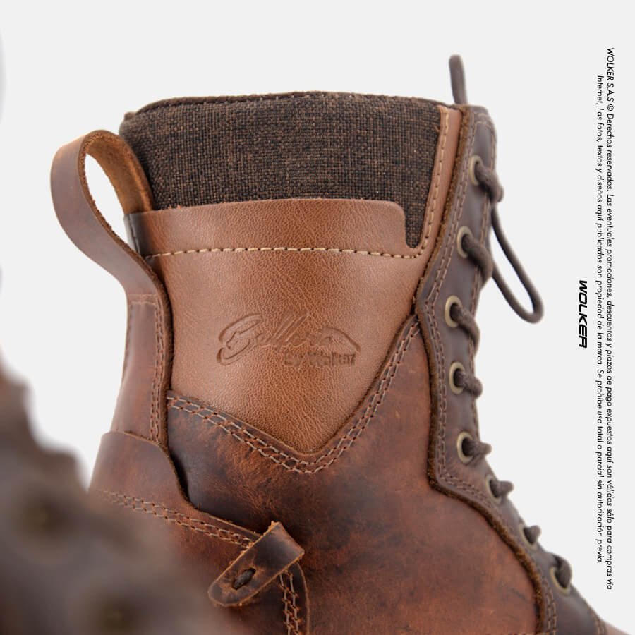 Botas Standford Miel cuero vintage Belfort Wolker envio gratis botas en cuero para hombre, Botas hombre caña alta Colombia, Medellin 4