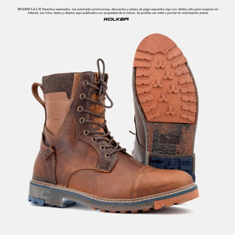 Botas Standford Miel cuero vintage Belfort Wolker envio gratis botas en cuero para hombre, Botas hombre caña alta Colombia, Medellin 6